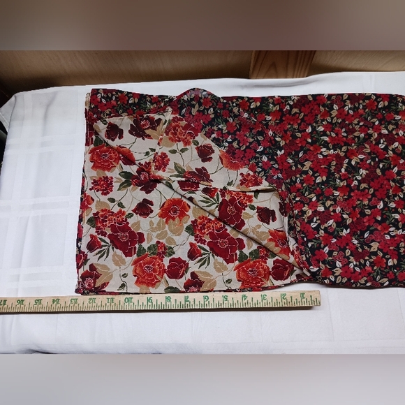 Victoria Holley 2pc Reversible Dress Set/Size 6/Floral, Long/ NWT - Picture 10 of 11